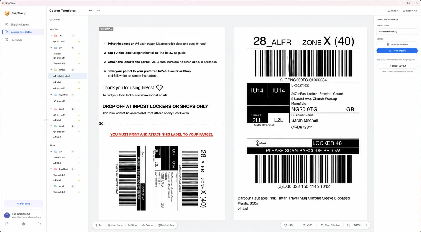 Save the crop for awkward courier PDFs